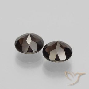 3.38 ct natürliche Tiefes Zimtbraun Rauchquarz-Edelsteine, Runden, VS