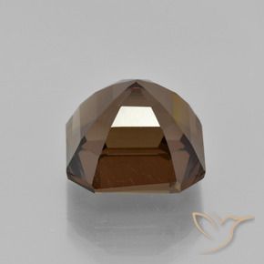 9,17 ctw natürlicher Mittel braun Rauchquarz, Smaragdschliff, VVS