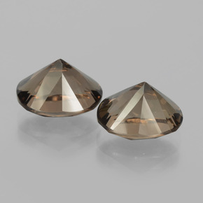  ct natürliche Braun Rauchquarz-Edelsteine, Oval Schliff, VVS-VS