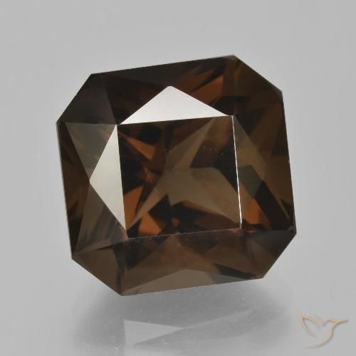 11.03ct Natürlicher Braun Rauchquarz, Smaragdschliff, VVS