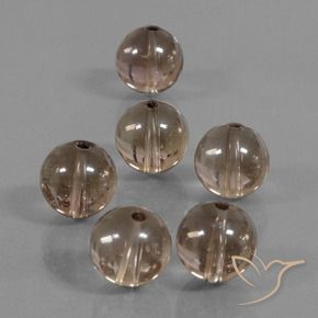 43.78 ct natürliche Warmes Braun Rauchquarz-Edelsteine, Kugel / Ball, Transparent