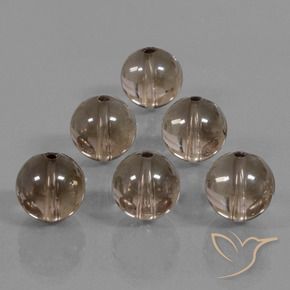 44.95 ct natürliche Hickory Braun Rauchquarz-Edelsteine, Kugel / Ball, Transparent