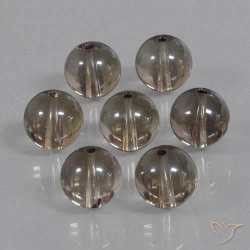52.98 ct natürliche Schwarz Braun Rauchquarz-Edelsteine, Kugel / Ball, Transparent