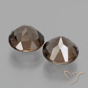 3.71 ct natürliche Mittel braun Rauchquarz-Edelsteine, Runden, VS