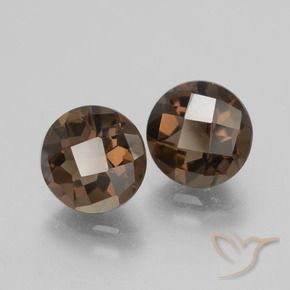 3.62 ct natürliche Mittel braun Rauchquarz-Edelsteine, Runden, VS