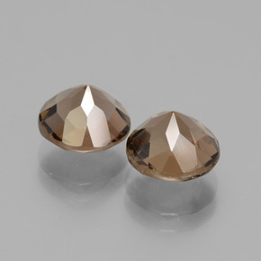 3,71 ct natürliche brauner Rauchquarz-Edelsteine, Rundschliff, VS