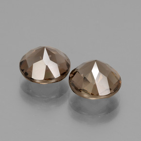 3.82 ct natürliche Schokoladenbraun Rauchquarz-Edelsteine, Rund Schliff, VS