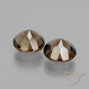 3.63 ct natürliche Mittel braun Rauchquarz-Edelsteine, Runden, VS