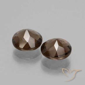 3,49 ct natürliche brauner Rauchquarz-Edelsteine, Rundschliff, VS