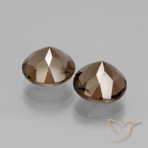 3.78 ct natürliche Schokoladenbraun Rauchquarz-Edelsteine, Runden, VS