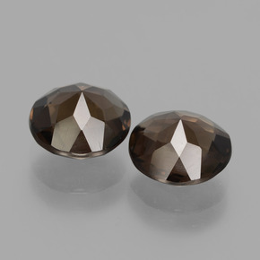 3.08 ct natürliche Mittel braun Rauchquarz-Edelsteine, Rund Schliff, VS