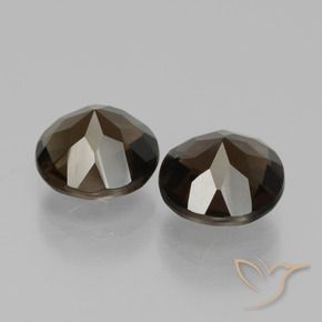 3.62 ct natürliche dunkelblau Rauchquarz-Edelsteine, Runden, VS
