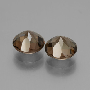 3.27 ct natürliche Braun Rauchquarz-Edelsteine, Rund Schliff, VS