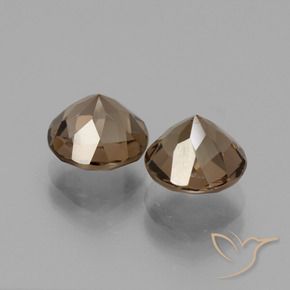 3.70 ct natürliche Mittel braun Rauchquarz-Edelsteine, Runden, VS