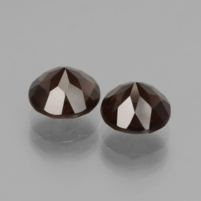 3,63 ct natürliche brauner Rauchquarz-Edelsteine, Rundschliff, VS