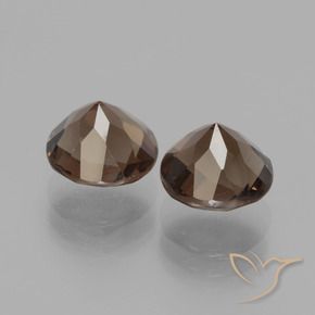 4.00 ct natürliche Umbrabraun Rauchquarz-Edelsteine, Runden, VVS-VS