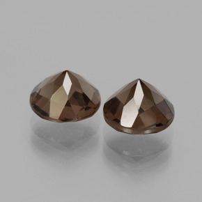3,76 ct natürliche brauner Rauchquarz-Edelsteine, Rundschliff, VS