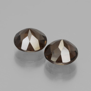 3.56 ct natürliche Hickory Braun Rauchquarz-Edelsteine, Rund Schliff, VVS