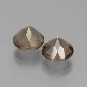 3,52 ct natürliche brauner Rauchquarz-Edelsteine, Rundschliff, VS