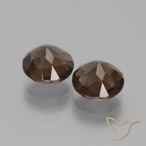 3.66 ct natürliche Mittel braun Rauchquarz-Edelsteine, Runden, VVS-VS