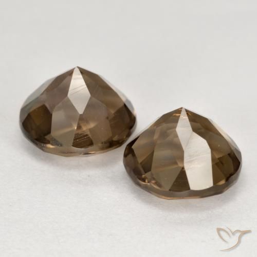 3.72 ct natürliche Warmes Braun Rauchquarz-Edelsteine, Runden, VVS-VS