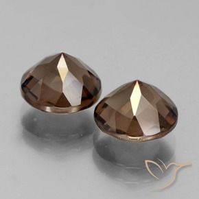 3.84 ct natürliche Mittel braun Rauchquarz-Edelsteine, Runden, VS