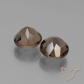 3.65 ct natürliche Warmes Braun Rauchquarz-Edelsteine, Runden, VS