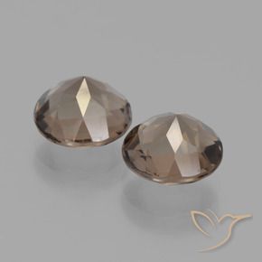 3.52 ct natürliche hellbraun Rauchquarz-Edelsteine, Runden, VS