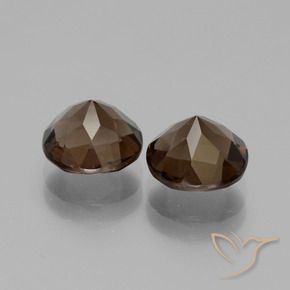 3,66 ct natürliche brauner Rauchquarz-Edelsteine, Rundschliff, VS