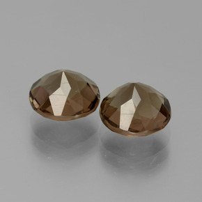 3,67 ct natürliche brauner Rauchquarz-Edelsteine, Rundschliff, VS