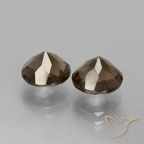 3.62 ct natürliche Mittel braun Rauchquarz-Edelsteine, Runden, VS