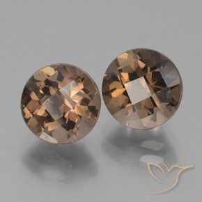 3.86 ct natürliche Mittel braun Rauchquarz-Edelsteine, Runden, VS