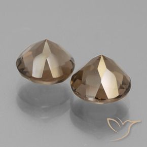 3.86 ct natürliche Mittel braun Rauchquarz-Edelsteine, Runden, VS