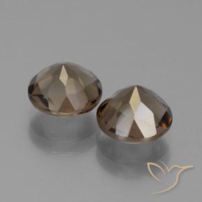 3.60 ct natürliche Schokoladenbraun Rauchquarz-Edelsteine, Runden, VS