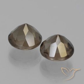 3.90 ct natürliche Heller Mokka Rauchquarz-Edelsteine, Runden, VS