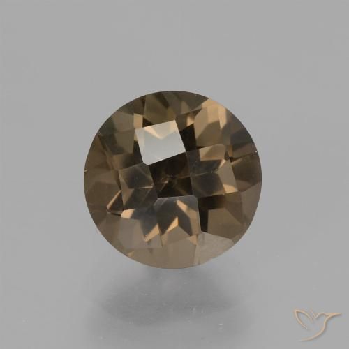 2.00ct Natürlicher Heller Mokka Rauchquarz, Runden, VVS-VS