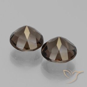 3.56 ct natürliche Mittel braun Rauchquarz-Edelsteine, Runden, VVS-VS