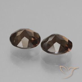 3.01 ct natürliche Umbrabraun Rauchquarz-Edelsteine, Runden, VS