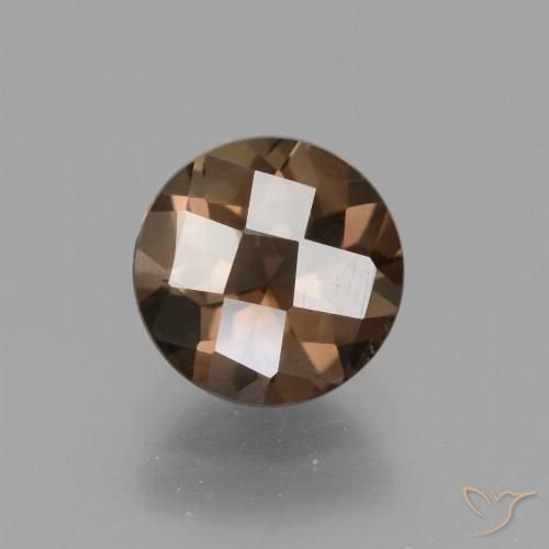 1.62ct Natürlicher Braun Rauchquarz, Runden, VVS-VS