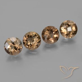 6.97 ct natürliche Mittel-Dunkelbraun Rauchquarz-Edelsteine, Runden, VS