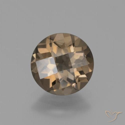 1.40ct Natürlicher Heller Mokka Rauchquarz, Runden, VS