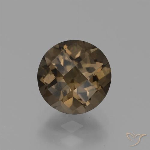 1.60ct Natürlicher Heller Mokka Rauchquarz, Runden, VS-SI