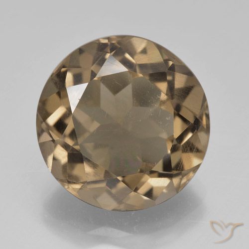 5.85ct Natürlicher Heller Mokka Rauchquarz, Runden, VS