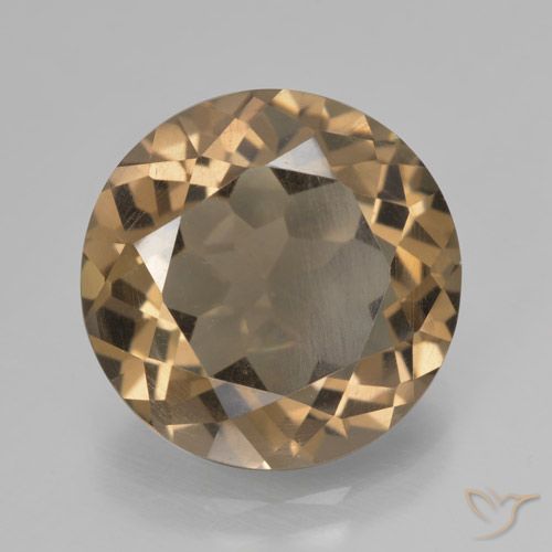 6.05ct Natürlicher Heller Mokka Rauchquarz, Runden, VS