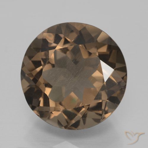8.14ct Natürlicher Lebkuchen braun Rauchquarz, Runden, VVS-VS