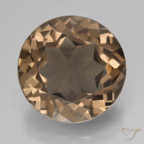 7.18ct Natürlicher Lebkuchen braun Rauchquarz, Runden, VVS-VS