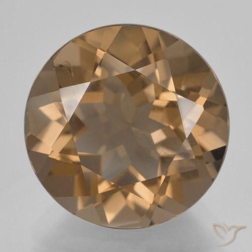 8.72ct Natürlicher hellbraun Rauchquarz, Runden, VS