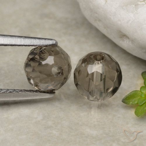 2,84 ct natürliche brauner Rauchquarz-Edelsteine, Sphäre / Kugel, Transparent