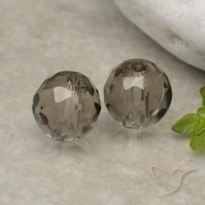 2,84 ct natürliche brauner Rauchquarz-Edelsteine, Sphäre / Kugel, Transparent