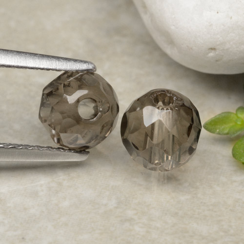 2.79 ct natürliche Sehr helles Braun Rauchquarz-Edelsteine, Kugel / Ball, Transparent